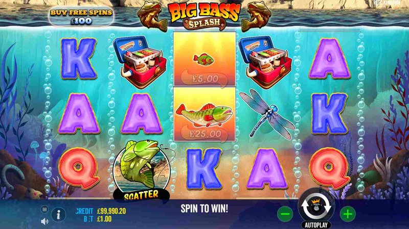 Image: Big Bass Splash - Der Fischernet Slot von Pragmatic Play